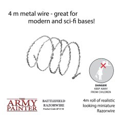 Army Painter BF4118 Battlefield Razorwire – drut kolczasty modelarski 4 m