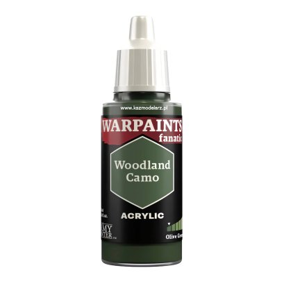 Woodland Camo – Warpaints Fanatic Army Painter WP3067 farba modelarska akrylowa 18 ml