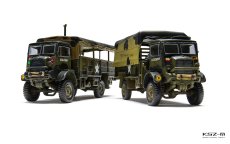 Bedford QL 3-Ton G.S. & Troop Truck – 1:76 – Airfix A03306A