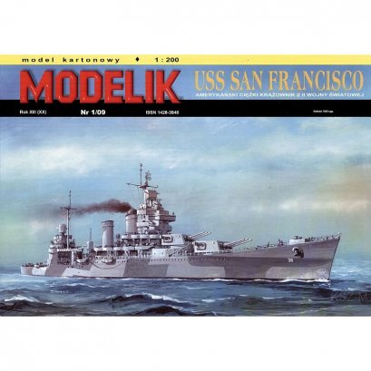 Modelik 1/09 - Krążownik USS SAN FRANCISCO