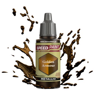 Golden Armour – Speedpaint Metallic Army Painter WP2069 farba metaliczna 18 ml