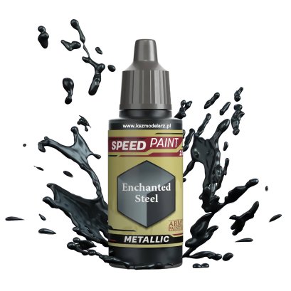 Enchanted Steel – Speedpaint Metallic Army Painter WP2072 farba metaliczna 18 ml