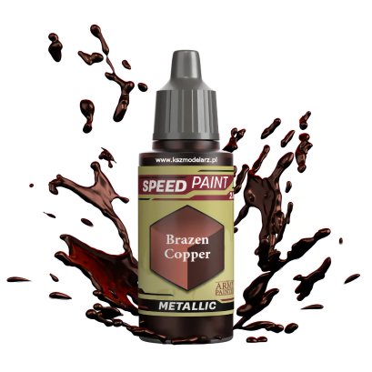 Brazen Copper – Speedpaint Metallic Army Painter WP2073 farba metaliczna 18 ml