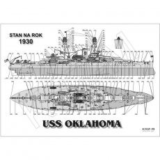 Modelik 29/10 - Pancernik USS OKLAHOMA