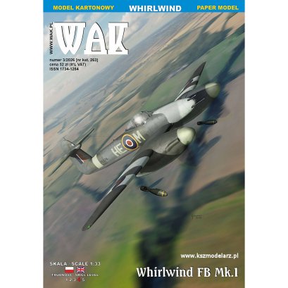 Westland Whirlwind FB Mk.I samolot myśliwski – 1:33 – WAK 263