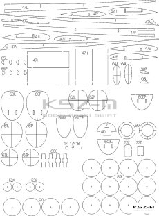 Westland Whirlwind FB Mk.I – szkielet detale wycinane laserowo 1:33 – WAK 263