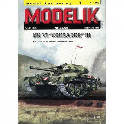 Modelik 25/05 - Czołg Crusader III