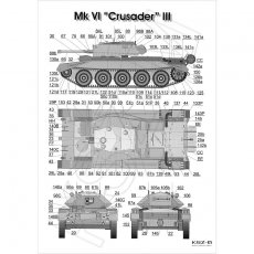 Modelik 25/05 - Czołg Crusader III