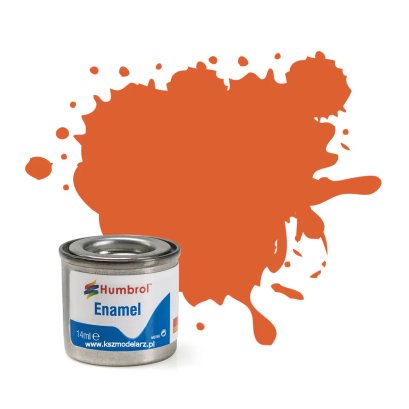 Humbrol 82 Orange Lining Matt – farba modelarska enamel 14 ml