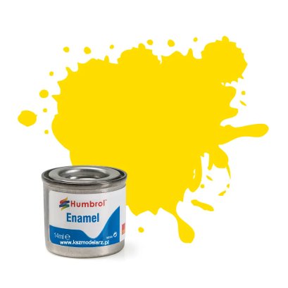 Humbrol 99 Lemon Matt – farba modelarska enamel 14 ml