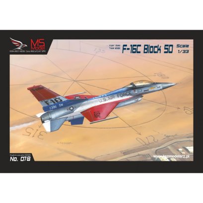 F-16C Block 50 Viper Demo Team 2024 – samolot wielozadaniowy – 1:33 – MS Model 078