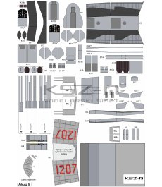 TS-11 Iskra bis DF – samolot szkolno-rozpoznawczy – 1:33 – WAK 265