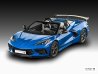 Chevrolet Corvette C8 Cabriolet – samochód sportowy – 1:25 – Revell 07750