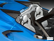 Chevrolet Corvette C8 Cabriolet – samochód sportowy – 1:25 – Revell 07750