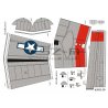 B-17G Flying Fortress Ruby's Raiders – ciężki bombowiec – 1:33 – Angraf 335