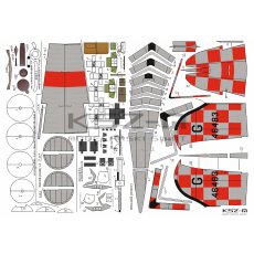 B-17G Flying Fortress Ruby's Raiders – ciężki bombowiec – 1:33 – Angraf 335