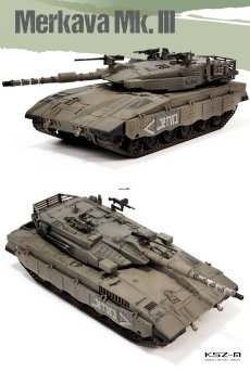 Merkava Mk. III – izraelski czołg podstawowy – 1:72 – Academy 13429
