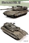 Merkava Mk. III – izraelski czołg podstawowy – 1:72 – Academy 13429