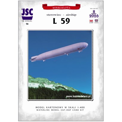 Niemiecki sterowiec L 59 – 1:400 – JSC 056