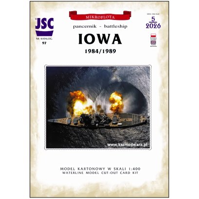 IOWA amerykański pancernik – 1:400 – JSC 097