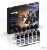 Vallejo 77272 True Metallic Metal Starter Set – zestaw 12 metalicznych farb 18 ml