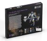 Vallejo 77272 True Metallic Metal Starter Set – zestaw 12 metalicznych farb 18 ml