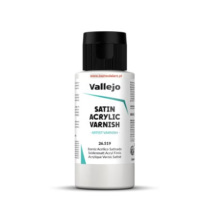 Vallejo 26519 - Satin Acrylic Varnish 60 ml (lakier półmatowy)