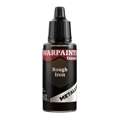 Rough Iron – Warpaints Fanatic Metallic Army Painter WP3181 farba modelarska akrylowa 18 ml