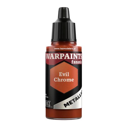 Evil Chrome – Warpaints Fanatic Metallic Army Painter WP3185 farba modelarska akrylowa 18 ml