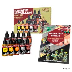 Army Painter WP8069 Fanatic Metallics Set – zestaw 10 metalicznych farb akrylowych 18 ml