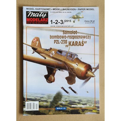 PZL-23 B Karaś - Mały Modelarz 1-2-3/15
