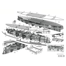 IJN Fuji – japoński pancernik (1897) – 1:200 – Card Army 8