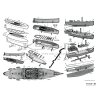 IJN Fuji – japoński pancernik (1897) – 1:200 – Card Army 8