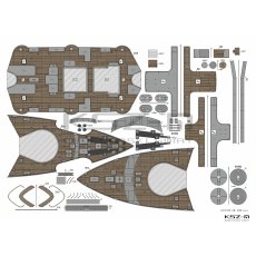 IJN Fuji – japoński pancernik (1897) – 1:200 – Card Army 8