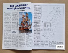 Żaglowiec HMS Endeavour - Mały Modelarz 1-2-3/2013