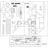 SAAB J-35F Draken – szkielet wycinany laserowo 1:33 – Angraf 333