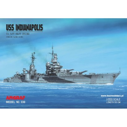 USS Indianapolis (1944) – ciężki krążownik – 1:200 – Angraf 338