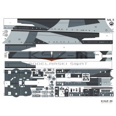 USS Indianapolis (1944) – ciężki krążownik – 1:200 – Angraf 338