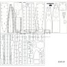 USS Indianapolis – szkielet wycinany laserowo 1:200 – Angraf 338