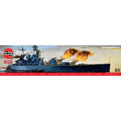Airfix A04203V HMS Nelson – 1:600 – brytyjski pancernik