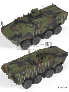 Academy 13569 R.O.K. Army K808 Wheeled Armored Vehicle – 1:35 – kołowy transporter opancerzony