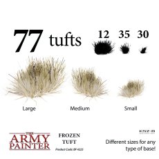 Frozen Tuft – kępki zmrożonej trawy 77 szt. – Army Painter BF4225