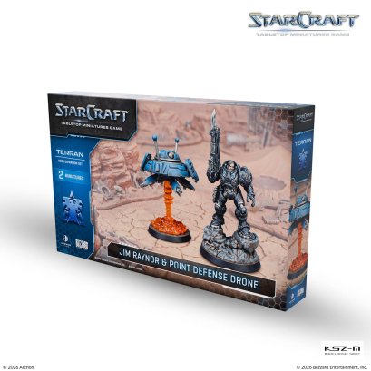 StarCraft: Jim Raynor & Point Defense Drone – Terran Hero Expansion Set – Archon Studio