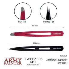 Tweezers Set – zestaw 2 pęset modelarskich – Army Painter TL5035