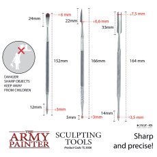 Sculpting Tools – zestaw 3 narzędzi rzeźbiarskich – Army Painter TL5036