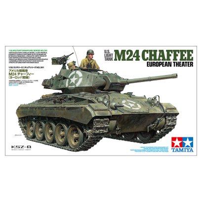 Tamiya 35391 M24 Chaffee European Theater – 1:35 – amerykański czołg lekki