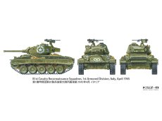 Tamiya 35391 M24 Chaffee European Theater – 1:35 – amerykański czołg lekki