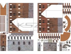 Inowrocław – Kościół Imienia NMP „Ruina” – 1:150 – model kartonowy – WAK 268