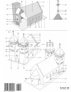 Inowrocław – Kościół Imienia NMP „Ruina” – 1:150 – model kartonowy – WAK 268
