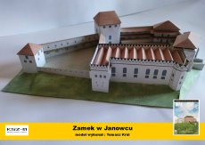 Zamek w Janowcu – 1:400 – model kartonowy – WAK 269
